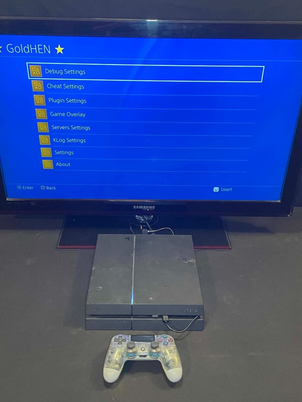 Ps4 Playstation 4 With Controller 11.0 1TB With Games